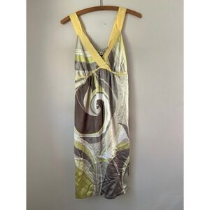 Y2K Kaelyn Max Women's L  Abstract Retro Mini Dress Slip